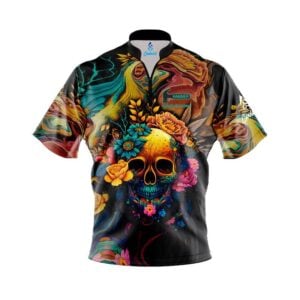 Hammer Floral Skullscape Fast Track CoolWick Bowling Jersey