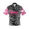 Hammer Grey Pink Digital Camo Fast Track CoolWick Bowling Jersey