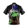 Hammer Smokey Flames Rocket Bowling Jersey