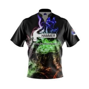 Hammer Smokey Flames Rocket Bowling Jersey