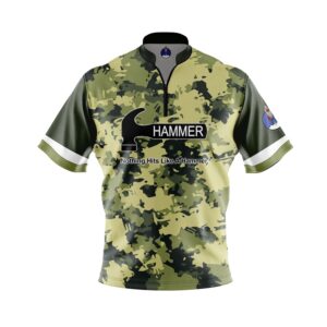 Hammer Camo Forest Rocket Bowling Jersey