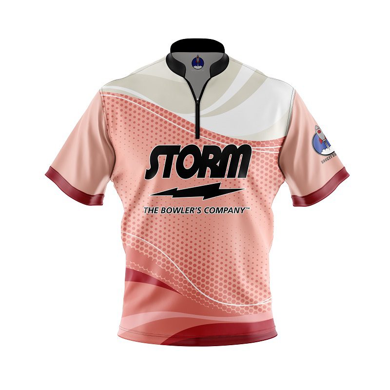 Storm Peach Wave Rocket Bowling Jersey