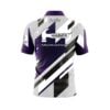 Hammer Mid Lane Quick Ship CoolWick Sash Zip Bowling Jersey - Image 2