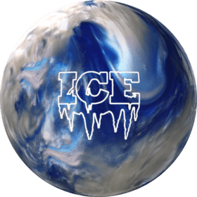 Storm Ice Ocean Blue White Bowling Ball