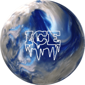 Storm Ice Ocean Blue White Bowling Ball
