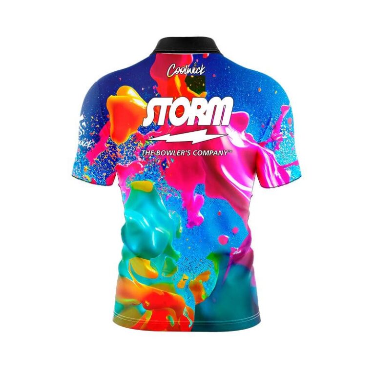 Storm Color Craze Quick Ship CoolWick Sash Zip Bowling Jersey + FREE ...