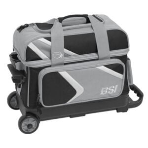 BSI Dash 2 Ball Double Roller Grey Bowling Bag