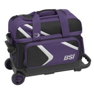 BSI Dash 2 Ball Double Roller Purple Bowling Bag