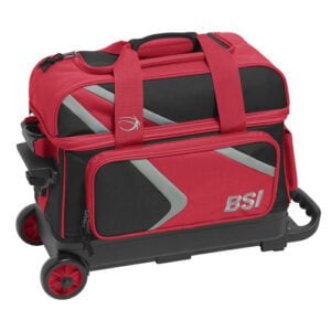 BSI Dash 2 Ball Double Roller Red Bowling Bag