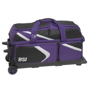 BSI Dash 3 Ball Triple Roller Black Purple Bowling Bag