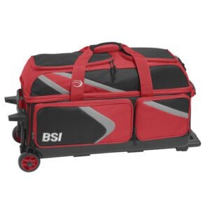 BSI Dash 3 Ball Triple Roller Red Bowling Bag