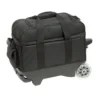BSI Prime 2 Ball Double Roller Black Charcoal Bowling Bag - Image 6