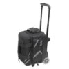 BSI Prime 2 Ball Double Roller Black Charcoal Bowling Bag