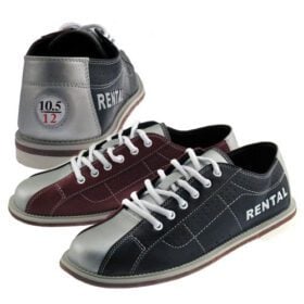 Classic Laced Rental Style Dual Adult Bowling Shoes