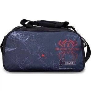 Hammer Black Widow 2 Ball Double Tote with Shoe Pouch Bowling Bag