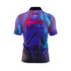 Hammer Effect Quick Ship CoolWick Sash Zip Bowling Jersey - Image 2
