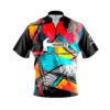 Hammer Shattered Spectrum Quick Ship CoolWick Sash Zip Bowling Jersey