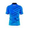 Blue Shapes Fast Track CoolWick Bowling Jersey - Image 2