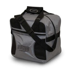 Storm Solo 1 Ball Tote Silver Black Bowling Bag