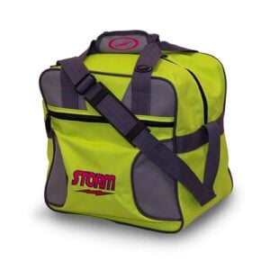 Storm Solo 1 Ball Tote Lime Grey Bowling Bag