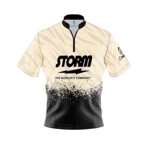 Storm Break Point Quick Ship CoolWick Sash Zip Bowling Jersey