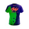 Motiv Green Purple Venom Semi-Custom CoolWick Bowling Jersey - Image 2