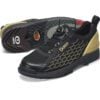 Dexter Mens The C-9 Knit Boa Black Gold Bowling Shoes - Image 2