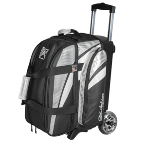 KR Cruiser Lux 2 Ball Double Roller Silver Bowling Bag