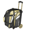 KR Cruiser Lux 2 Ball Double Roller Gold Bowling Bag