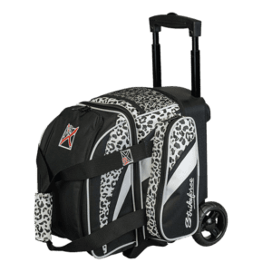 KR Cruiser 1 Ball Single Roller White Leopard Bowling Bag