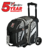 KR Cruiser 1 Ball Single Roller White Leopard Bowling Bag - Image 4