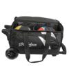 KR Cruiser 2 Ball Double Roller Black White Bowling Bag - Image 4