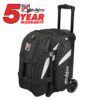 KR Cruiser 2 Ball Double Roller Black White Bowling Bag - Image 5