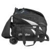 KR Cruiser 2 Ball Double Roller Black White Bowling Bag - Image 7