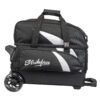 KR Cruiser 2 Ball Double Roller Black White Bowling Bag - Image 9