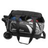 KR Cruiser 2 Ball Double Roller White Leopard Bowling Bag - Image 2