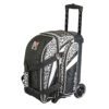 KR Cruiser 2 Ball Double Roller White Leopard Bowling Bag