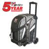 KR Cruiser 2 Ball Double Roller White Leopard Bowling Bag - Image 5