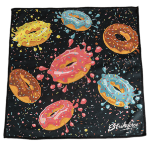 KR Strikeforce Sublimated Microfiber Towel Donuts 16x16