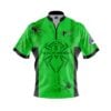 Hammer Black Widow Toxin Green Grunge Xpress Ship Rocket Bowling Jersey