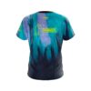Hammer Raw Black Purple Teal Semi-Custom CoolWick Bowling Jersey - Image 2