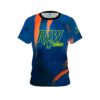 Hammer Raw Blue Black Orange Semi-Custom CoolWick Bowling Jersey