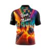 Fire Bowling Party Fast Track CoolWick Bowling Jersey - Image 3
