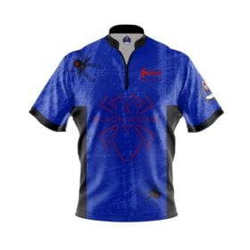 Hammer Black Widow Blue Grunge Xpress Ship Rocket Bowling Jersey