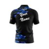 Blue Luxury Strikes Fast Track CoolWick Bowling Jersey - Image 3