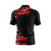 Red Luxury Strikes Fast Track CoolWick Bowling Jersey - Image 2