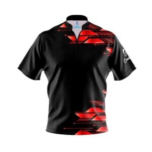 Red Luxury Strikes Fast Track CoolWick Bowling Jersey