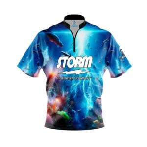 Deep Water Fast Track CoolWick Bowling Jersey - Storm