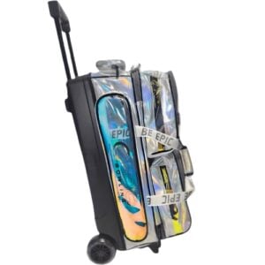 Epic 3 Ball Triple Luminous Silver Holo Bowling Bag