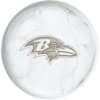 OTB NFL Baltimore Ravens White Marble Bowling Ball